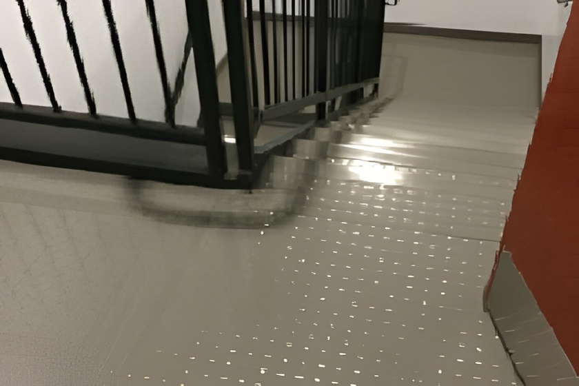 Rubber Floor Cleaning
